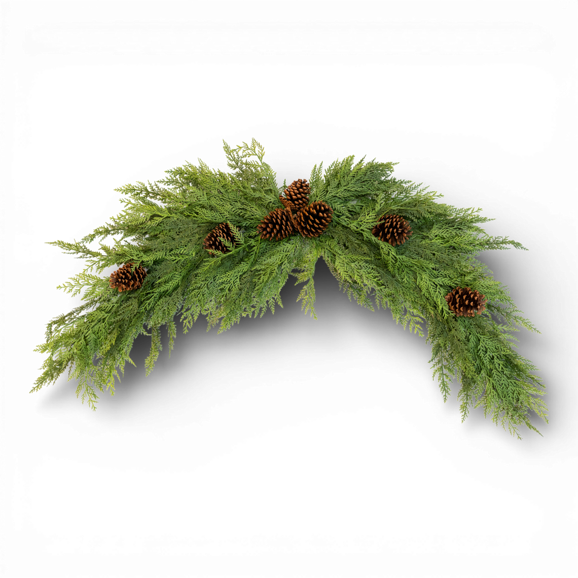 SW105 Cedar/Pinecone Swag 45" X 5" X 12" PK2