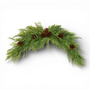 SW105 Cedar/Pinecone Swag 45" X 5" X 12" PK2