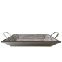 T115 Wood Tray w/Handles- White Wash 24.5" x 13" x 4.5" PK 2