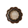 Wooden Scalloped Trays - Set of 4