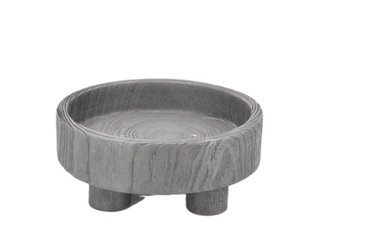 Wooden Tray w/Legs - Black