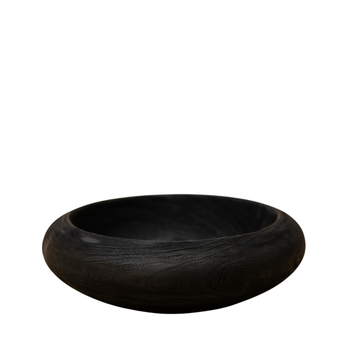 T127 Wood Bowl - Black 10.75" X 10.75" X 3.75" PK 2