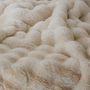 THR101 Soft Natural Throw 50"  X 60" PK2