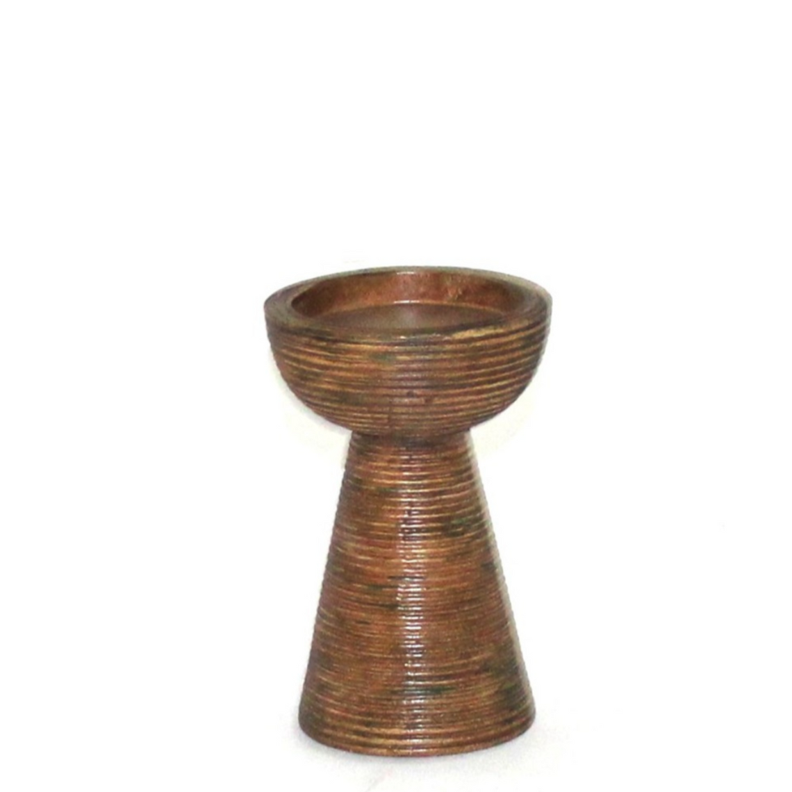 CH104 Polyresin Candleholder 5" x 5" x 7.5"