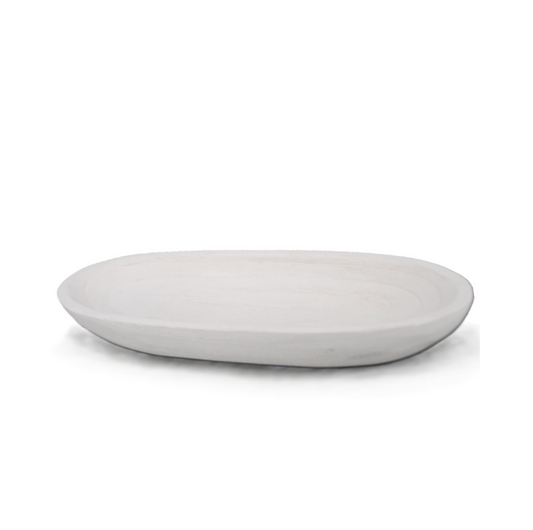 N158 Wood Dough Bowl 19.75" x 11.25" x 16"