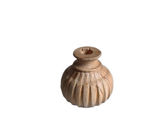 CH109 Wood Candleholder 4" x 4" x 4"