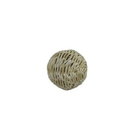 ORB100 Rattan Orb Natural- 4"