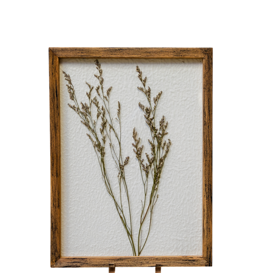 WA100 Botanical Wall Art - Pressed Grass 11" x 1" x 15" PK 2