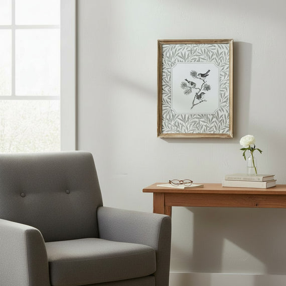 WA105 Bird Wall Art 12" x .75" x 15.75" PK 3