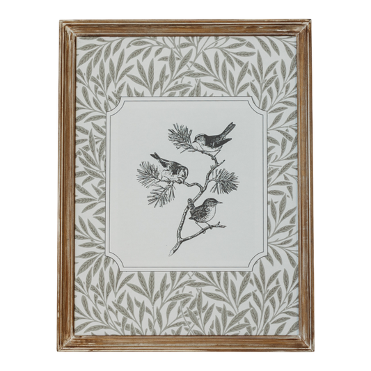 WA105 Bird Wall Art 12" x 1" x 15.5" PK 3