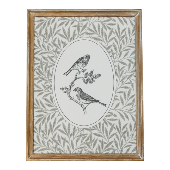 WA106 Bird Wall Art 12" x .75" x 15.75" PK 3