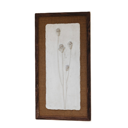 Botanical Wall Art - 3 White Flowers