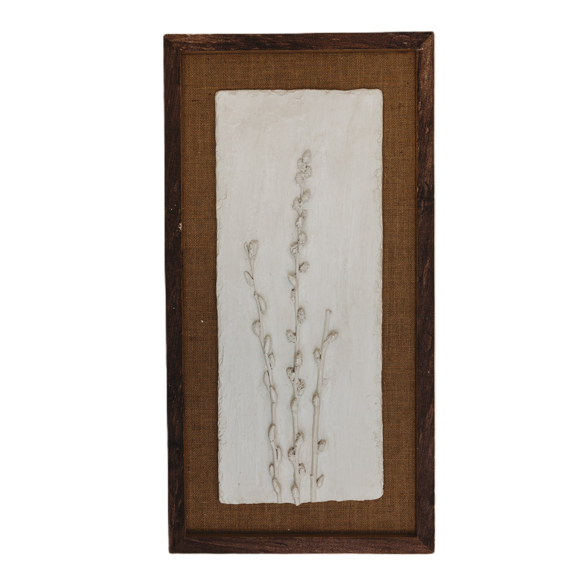 Botanical Wall Art - Pressed White Pressed Blossoms