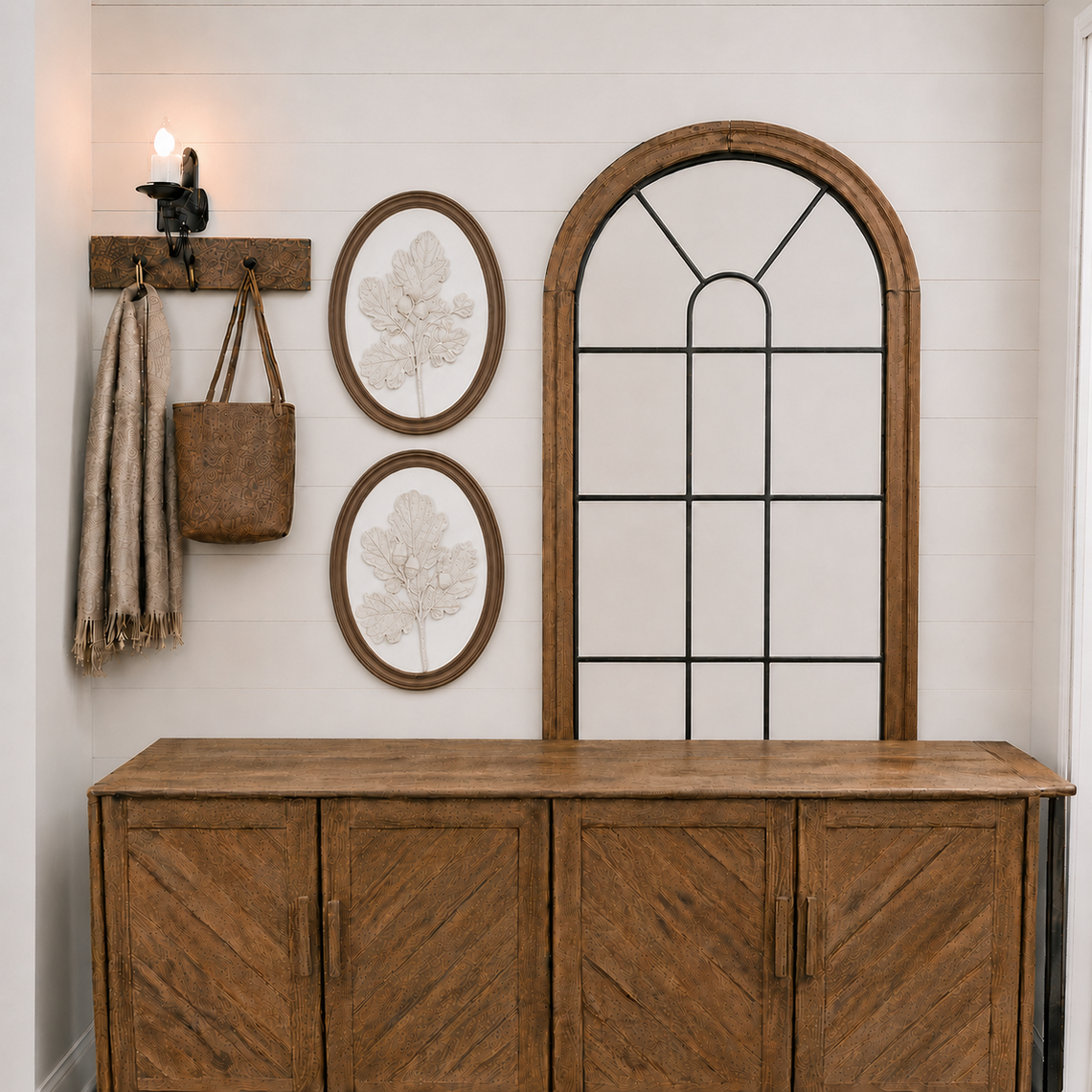 WA111 Fig Leave Wall Art 14" x .75" x 19" PK 2
