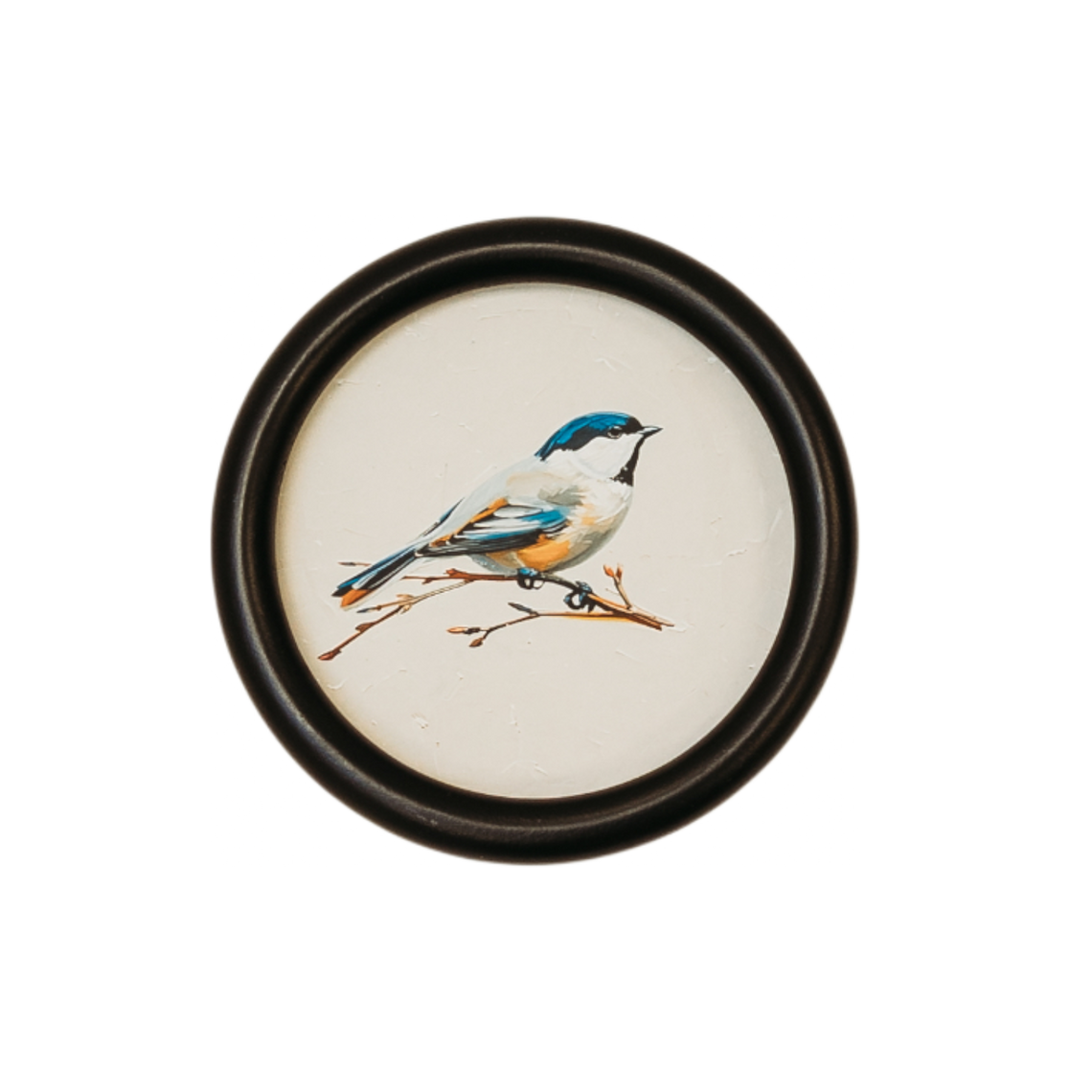 WA113 Bird Wall Art - Songbird Gray 5.75" x .75" x 5.75" PK 6