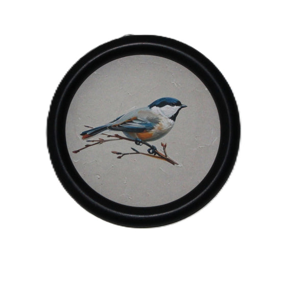 WA113 Bird Wall Art - Songbird Gray 5.75" x .75" x 5.75"