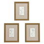 WA120 Botanical Wall Art - (Set of 3) 10.5" x .75" x 13.25" PK 2