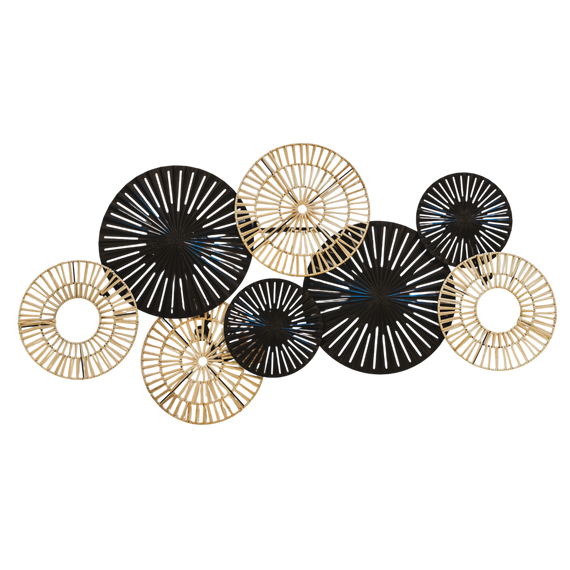 WA121 Woven Circle Wall Hanging 41.25" x 1.75" x 20.5" PK 2