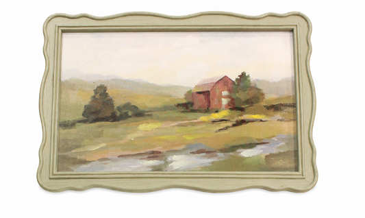 WA130 Countyside Barn Wall Art 21.75" x .75" x 14.5" PK 2