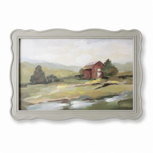 WA130 Countyside Barn Wall Art 21.75" x .75" x 14.5" PK 2