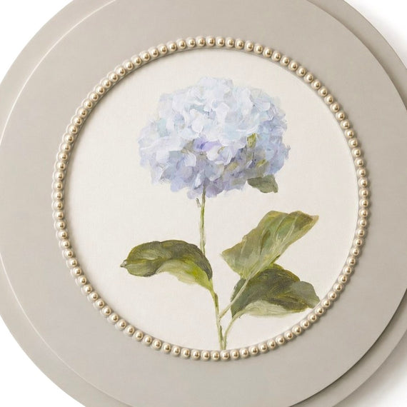 WA131 Hydrangea Wall Art 15.75" x .75" x 15.75" PK 4