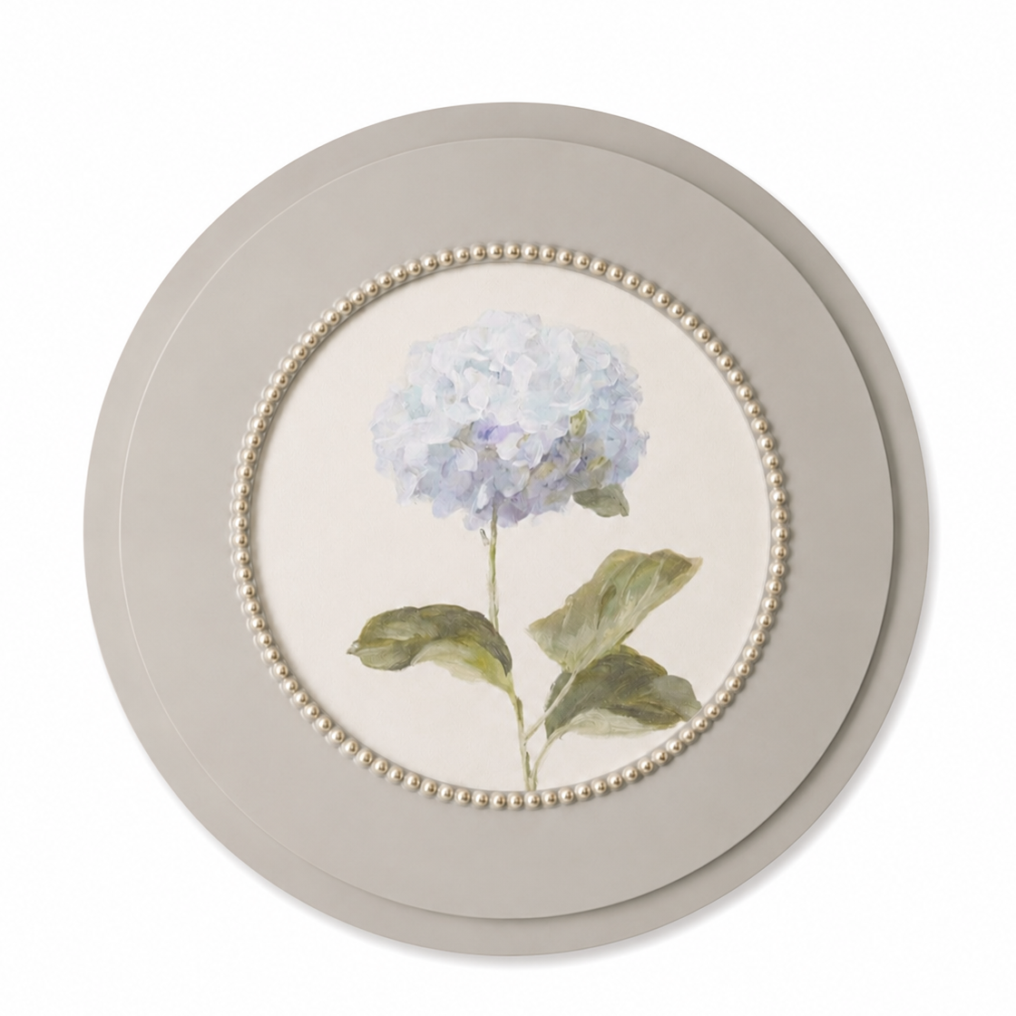 WA131 Hydrangea Wall Art 15.75" x .75" x 15.75" PK 4