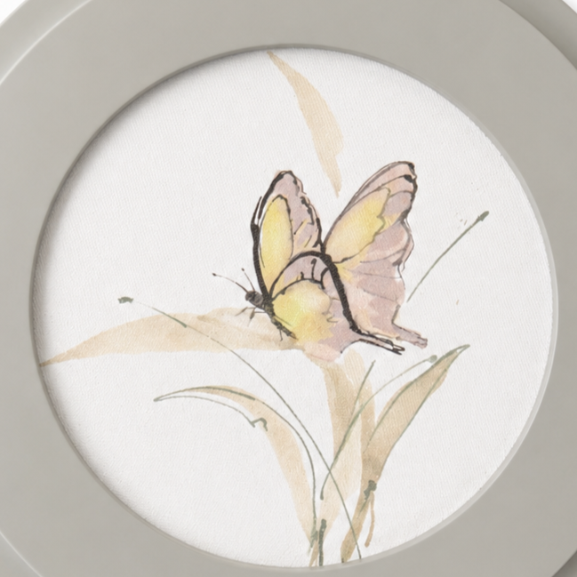 WA133 Butterfly Wall Art 10.25" x .5" x 10.25"  PK 4