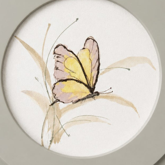 WA134 Butterfly Wall Art 10.25" x .5" x 10.25"    PK 4