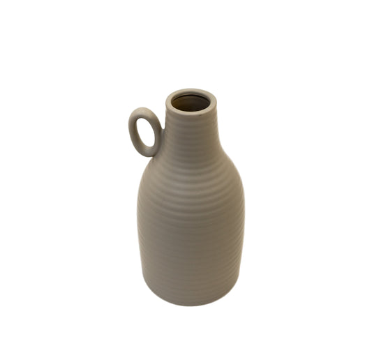 CM111 Ceramic Vase w/Handle - Taupe 22.25" x 16.5" x 20.25"