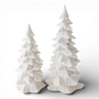 PN141 Stoneware Trees 4.25" Z 5" X 9.75" & 6.5" X 5.5" X 13", Set of 2 PK1