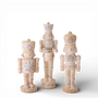 PR123 Polyresin Nutcrackers 3.25" x 3.25" x 11", 3.25" x 2.75" x 9.5", 3.5" x  3" x 8.5", Set of 3 PK2